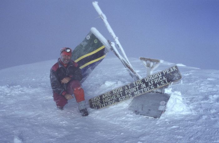 Am Uhuru Peak 5896m