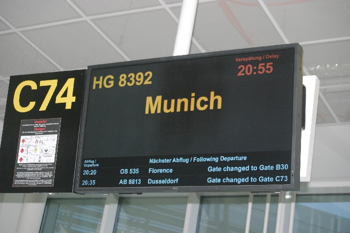 Abflug Wien