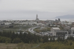 Vom Perlan in Reykjavik