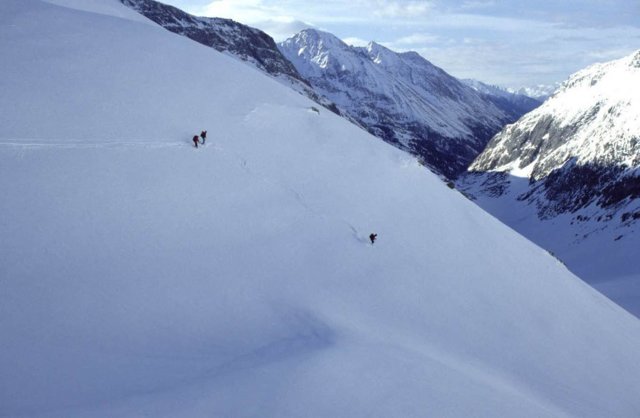 Abfahrt vom Kalser Tauern ins Dorfertal