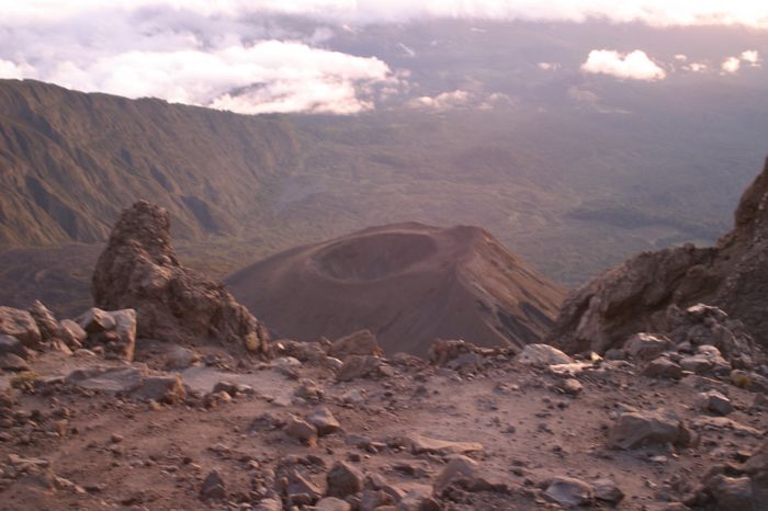 Krater im Mt. Meru