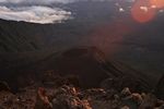 Krater im Mt. Meru