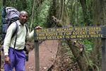 Beginn des Weges zur Machame Hut 2990m