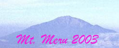 Bericht Mt. Meru